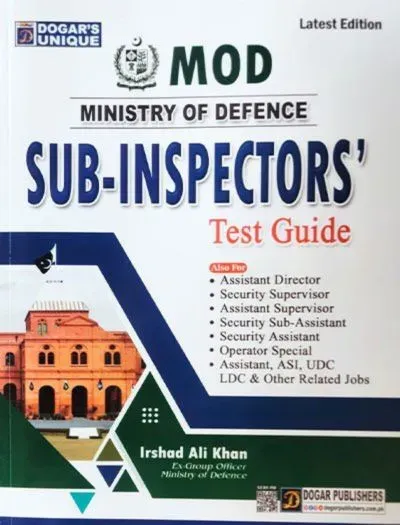 Ministry of Defence Sub Inspector Test Guide MOD SI - Dogar Publisher (Edition 2026-27) book cover