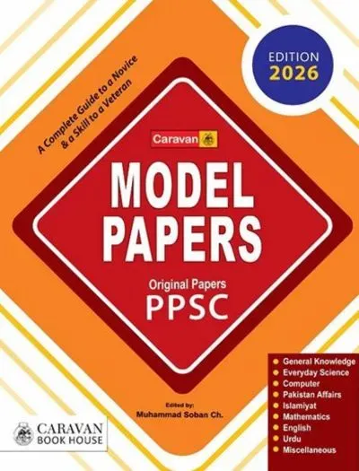 Model And Original Papers of PPSC by M. Sobhan Chaudhry Caravan 2026 Edition book cover