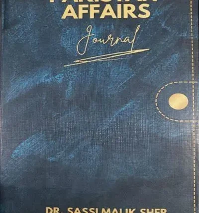 Pakistan Affairs Journal by Dr. Sassi Malik Sher book cover