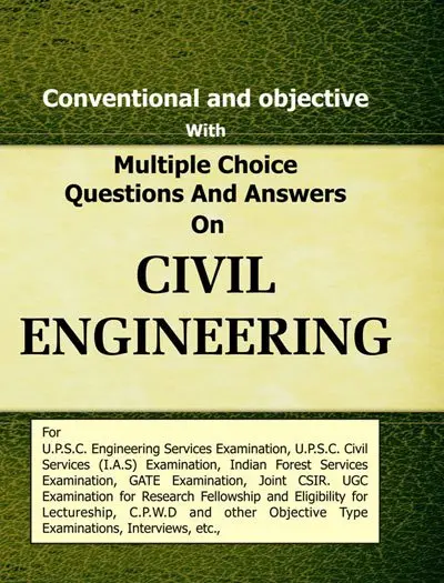 Civil Engineering Objective Type and Conventional Questions and Answers by R. Agor book cover