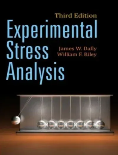 Experimental Stress Analysis by Dally & Riley 3rd Edition book cover