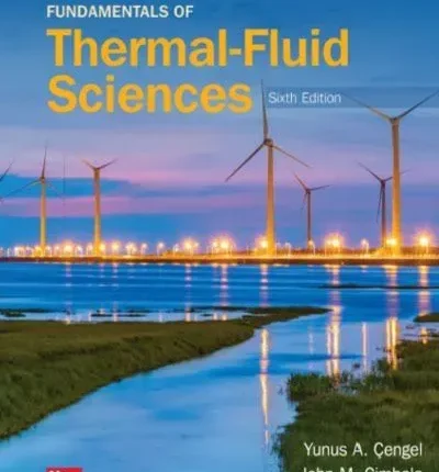 Fundamentals of Thermal-Fluid Sciences 6th Edition by Yunus A. Cengel  book cover