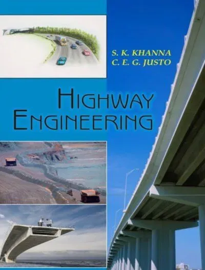 Highway Engineering by Khanna book cover