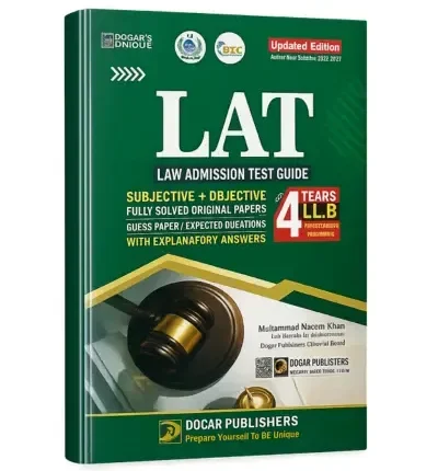LAT LAW Admission Test Guide by Dogar Publishers book cover