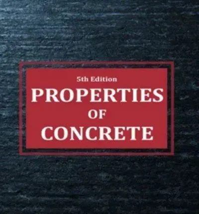 Properties of Concrete by A. M. Neville 5th Edition book cover