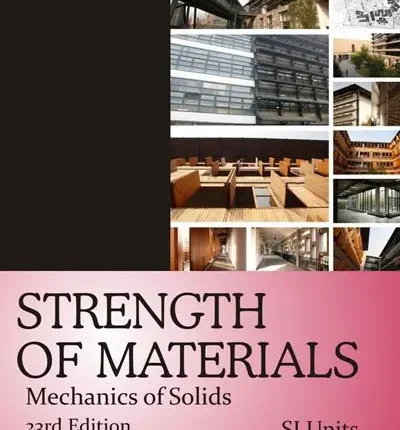 Strength of Materials Mechanics of Soilds by R. S. Khurmi 23rd Edition book Cover