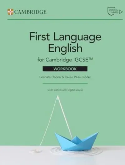 Cambridge IGCSE First Language English Workbook 6th Edition book cover