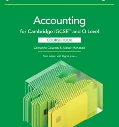 Cambridge IGCSE and O Level Accounting Coursebook 3rd Edition book cover
