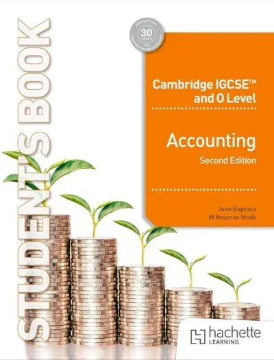 Cambridge IGCSE and O Level Accounting Student’s Book Hodder 2nd Edition Book cover