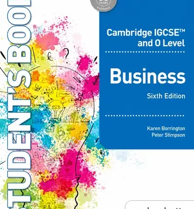 Cambridge IGCSE and O Level Business Student’s Book 6th Edition book cover