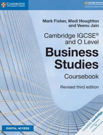 Cambridge IGCSE and O Level Business Studies Coursebook Revised 3rd Edition book cover