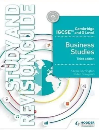 Cambridge IGCSE and O Level Business Studies Study and Revision Guide book cover