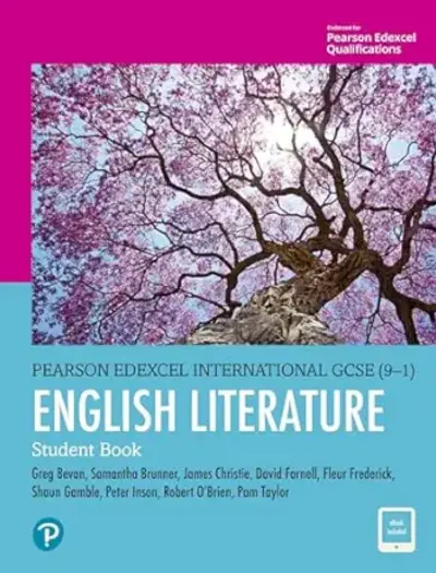 Pearson Edexcel International GCSE 9-1 English Literature Student Book Cover