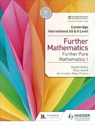 Cambridge International AS & A Level Further Pure Math 1 Hodder Education Book Cover