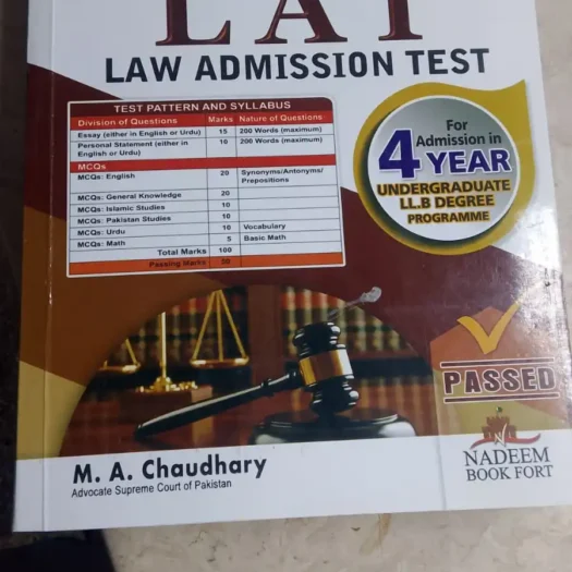 LAT Test Book By MA Chaudhary N Series 2026
