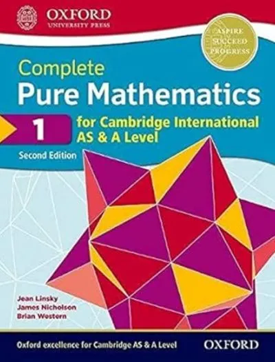 Oxford Complete Pure Mathematics 1 for Cambridge International AS & A Level 2nd Edition Book cover
