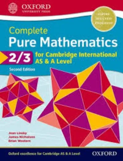 Oxford Complete Pure Mathematics 23 for Cambridge International AS & A Level 2nd Edition Book Cover