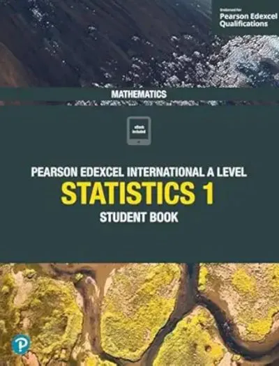 Pearson Edexcel International A Level Mathematics Statistics 1 Student Book Cover