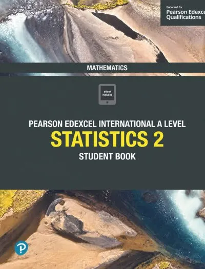 Pearson Edexcel International A Level Mathematics Statistics 2 Student Book Cover