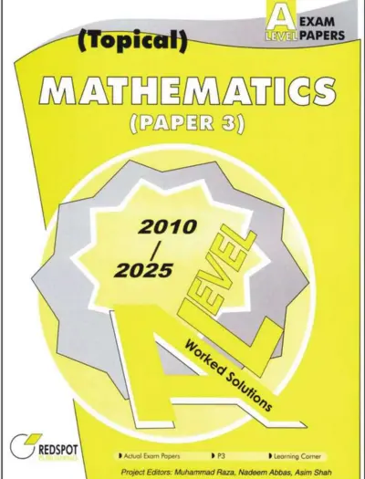 Redspot A Level Mathematics P3 Topical Past Papers 2026 Edition Book cover