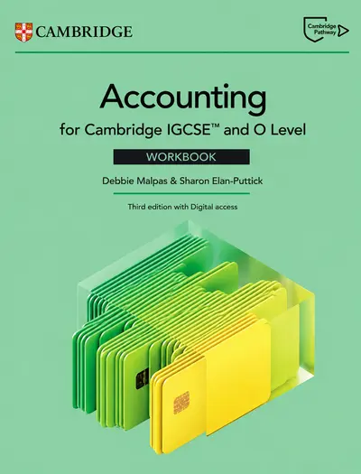 Cambridge IGCSE & O Level Accounting Workbook Cover