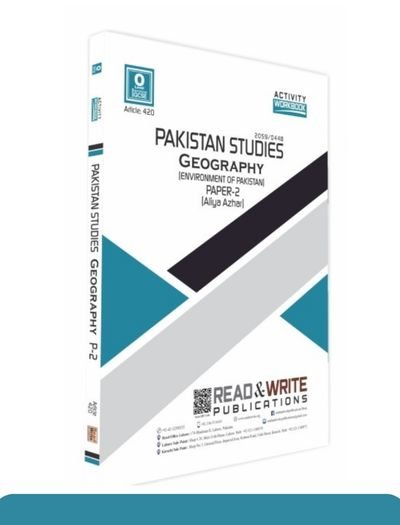 Pak Studies O Level Paper 2 Geography Revision Notes Series Article 420 Pak Studies O Level Paper 2 Geography Revision Notes Series Article 420 Cover