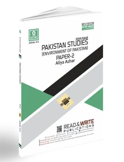 Pakistan Studies O LevelIGCSE Paper 2 Environmental of Pakistan Article 412 Cover