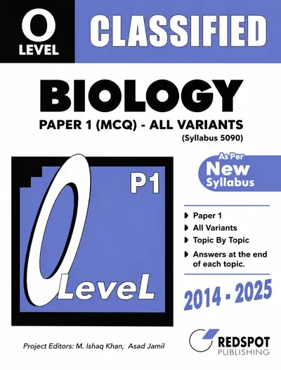 Redspot O Level Biology Classified Paper 1 Redspot O Level Biology Classified Paper 1 book cover