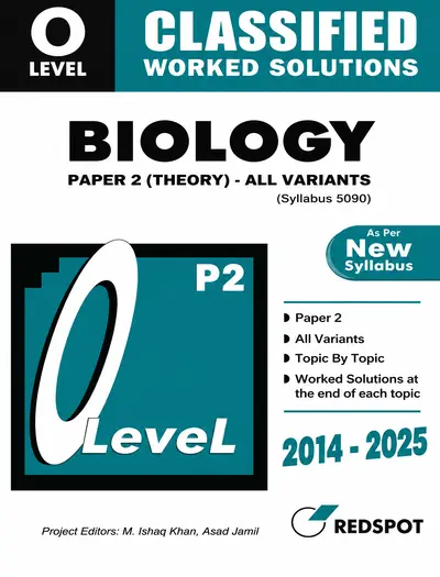 Redspot O Level Biology Classified Paper 2 Book cover