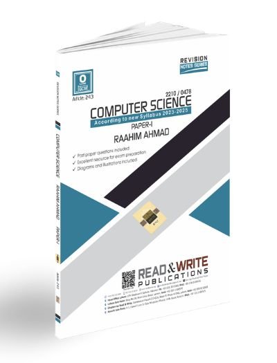 Computer Science O Level Paper 1 Revision Notes Article No 243 Cover